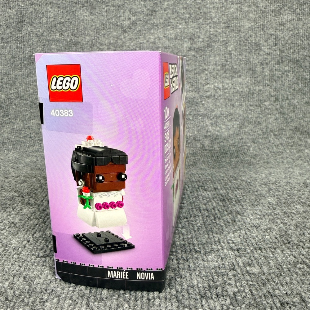 New Lego 40383 For 10+ BrickHeadz Wedding Bride 306 Pcs - Picture 3 of 4